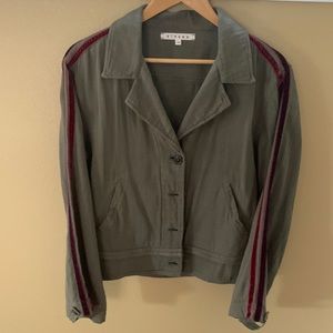 Xirena Olive Green Jean Style Jacket